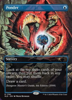 Ponder Secret Lair Drop - Dungeons And Dragons Book Cover